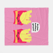 Fries Before Typ! Fleecedecke (Vorderseite (Horizontal))