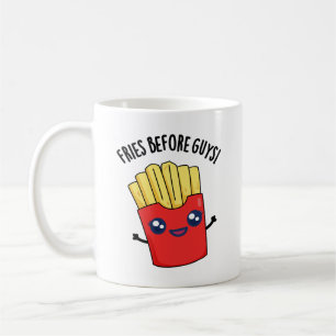 Fries Before Typ Funny Fries Pun Kaffeetasse