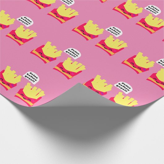 Fries Before Typ! Geschenkpapier (Ecke)