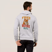 "Fries Before Typ" Hoodie (Schwarz voll)