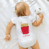 Fries Cartoon Baby Strampler