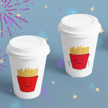 Fries Cartoon Paper Cup