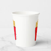 Fries Cartoon Paper Cup Pappbecher (Rechts)