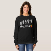 Fries Evolution Fryer Fast Food Barbecue Sweatshirt (Vorne ganz)