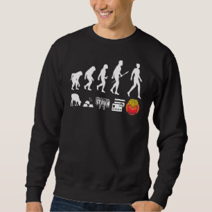Fries Evolution Fryer Fast Food Barbecue Sweatshirt