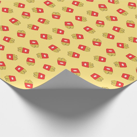 Fries Geschenkpapier (Ecke)