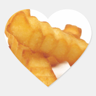 Fries Herz-Aufkleber