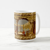 Fries im viktorianischen Stil der Neugotik Kaffeetasse (VorderseiteRechts)