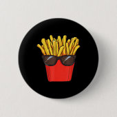 Fries Potato Sungles Button (Vorderseite)