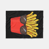 Fries Potato Sungles Fleecedecke (Vorderseite (Horizontal))