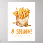 Fries & shine poster (Vorne)
