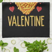 Fries sind meine Valentine Geschirrtuch (Gefaltet)