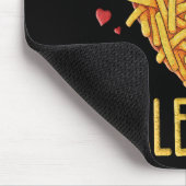Fries sind meine Valentine Mousepad (Ecke)