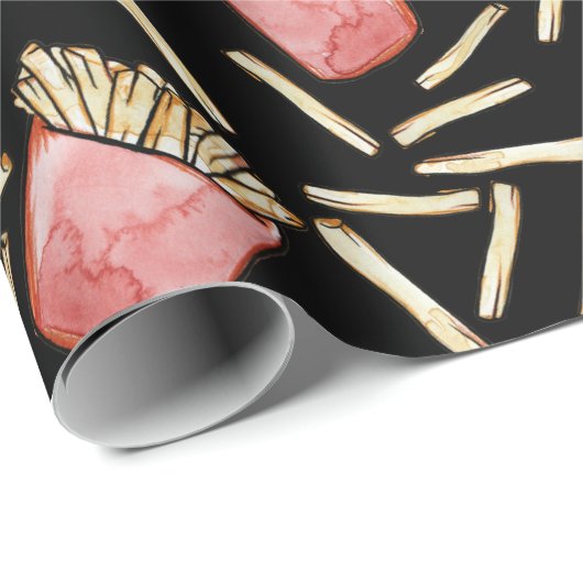 Fries sind phantastisch geschenkpapier (Rolleneckpunkt)