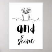 Fries und Glanz Poster (Vorne)