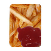 Fries und Ketchup Magnet (Vertikal)