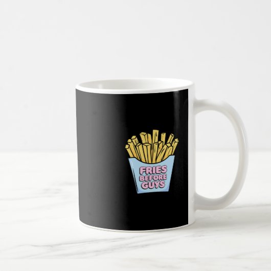 Fries vor Typ Aufkleber Kaffeetasse (Rechts)