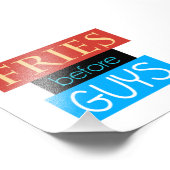 Fries vor Typ Fotodruck (Ecke)