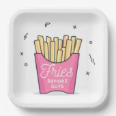 Fries vor Typ Pappteller (Vorderseite)