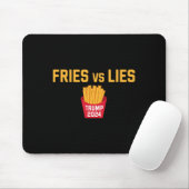 Fries Vs Lies Trump 2024 Trump 2024 Fries Vs Lies Mousepad (Mit Mouse)