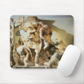 Friesdetail einer Kampfszene Mousepad (Mit Mouse)