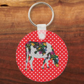 Friese koe schlüsselanhänger (Vorderseite)