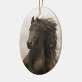 Friese Runs Horse Holiday Ornament (Links)