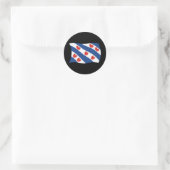 Friesen Flag Aufkleber (Tasche)