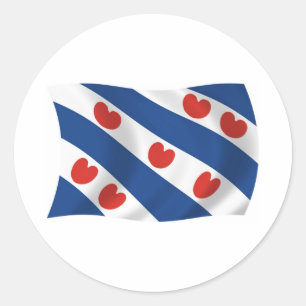 Friesen Flag Aufkleber