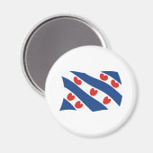 Friesen Flag Magnet (Vorderseite/Rückseite)