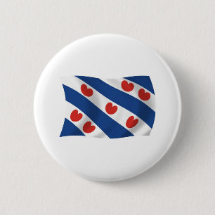 Friesen-Flagge-Button Button