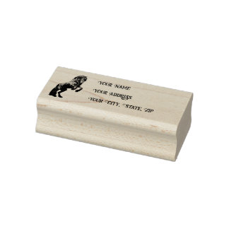 Friesenhengst/Hengst, Persönlicher Adressstempel/3 Gummistempel