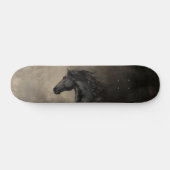 Friesenpferd des schwindenden Lichts Skateboard (Horizontal)