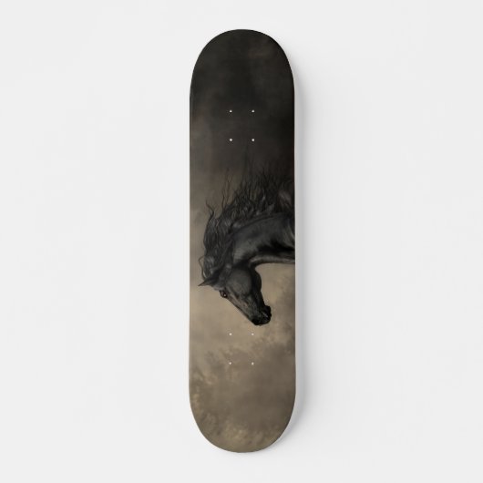 Friesenpferd des schwindenden Lichts Skateboard (Vorne)