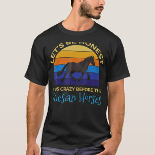 Friesenpferdebekleidung Große Pferde Design T-Shirt