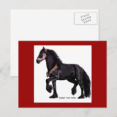 Friesian Dance Postcard #5 Postkarte (Vorne/Hinten)