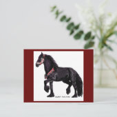 Friesian Dance Postcards Postkarte (Stehend Vorderseite)