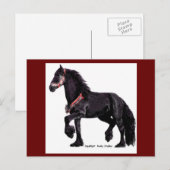 Friesian Dance Postcards Postkarte (Vorne/Hinten)
