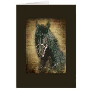 Friesian DIAMOND - Card, Gruß/Anmerkung