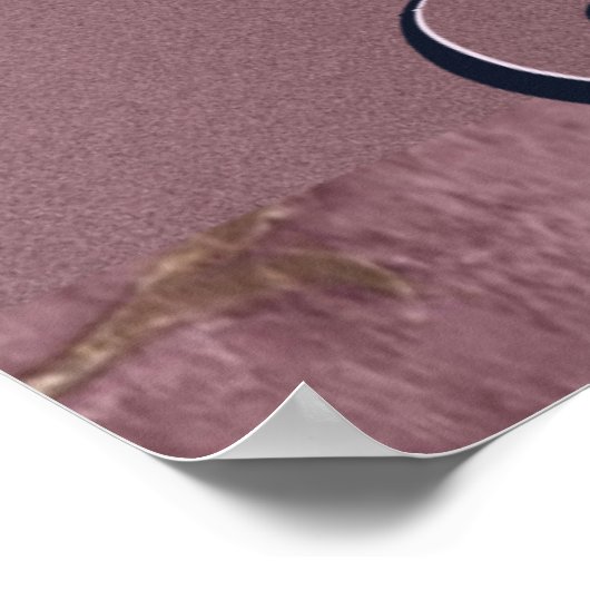 Friesian DIAMOND Portrait - Poster (Ecke)