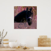 Friesian DIAMOND Portrait - Poster (Küche)