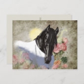 Friesian DIAMOND - Postcard Feiertagspostkarte (Vorne/Hinten)