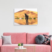 Friesian DIAMOND V - Wrapped Canvas Leinwanddruck (Insitu (Wohnzimmer))