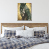 Friesian DIAMOND - Wrapped Canvas Leinwanddruck (Insitu (Schlafzimmer))