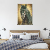 Friesian DIAMOND - Wrapped Canvas Leinwanddruck (Insitu (Schlafzimmer))