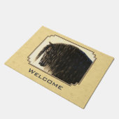 Friesian Draft Horellow Fußmatte (Schrägansicht)