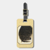 Friesian Draft Horellow Gepäckanhänger (Vorderseite vertikal)