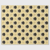 Friesian Draft Horellow Geschenkpapier (Flach)