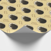 Friesian Draft Horellow Geschenkpapier (Ecke)