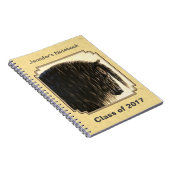 Friesian Draft Horellow Notizblock (Rechte Seite)